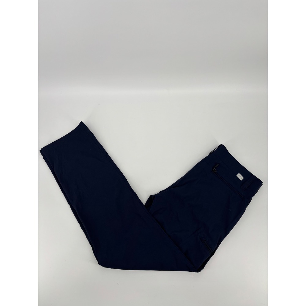 Orvis Mens Navy Blue Tech Performance Pants 32x32 Water Repellent Stretch Travel
